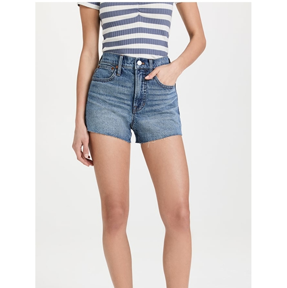 Madewell denim cotton the prefect jean short women size 29